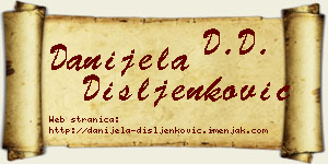 Danijela Dišljenković vizit kartica